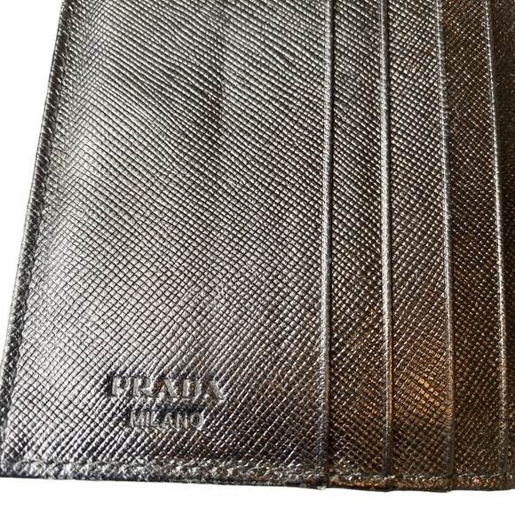 Prada Black Nylon Authentic Compact Wallet - Picture 11 of 14